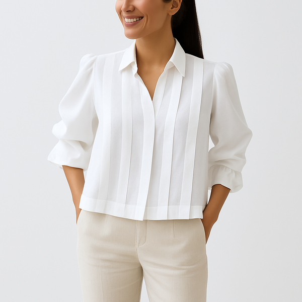Vienna Pleated Blouse