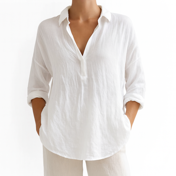 Fleur Relaxed Linen Shirt