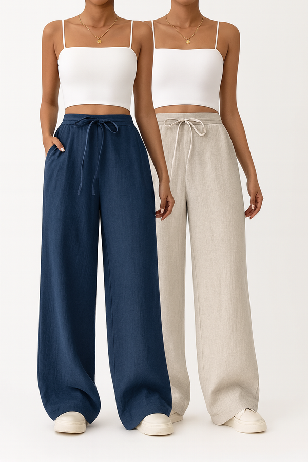 Elegant Trouser Set with Wide Leg – 2-piece