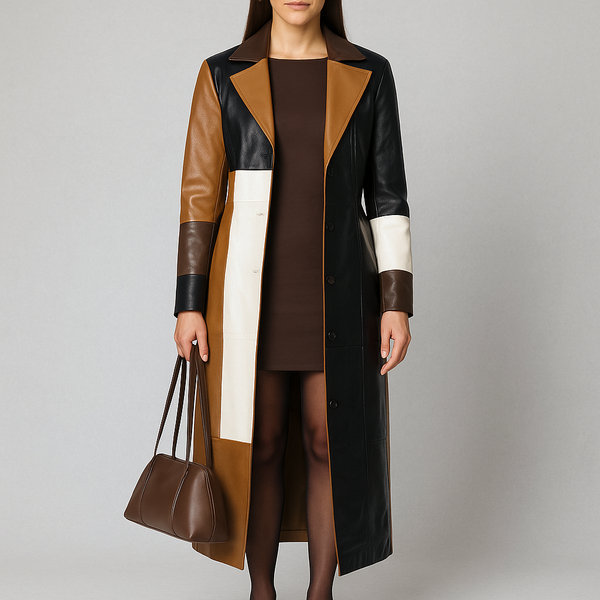Rosaline | Leather Coat