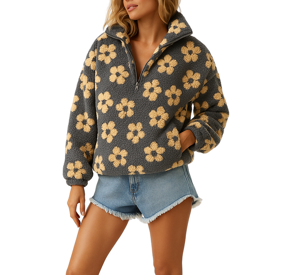 Suzan | Sweater with Floral Print