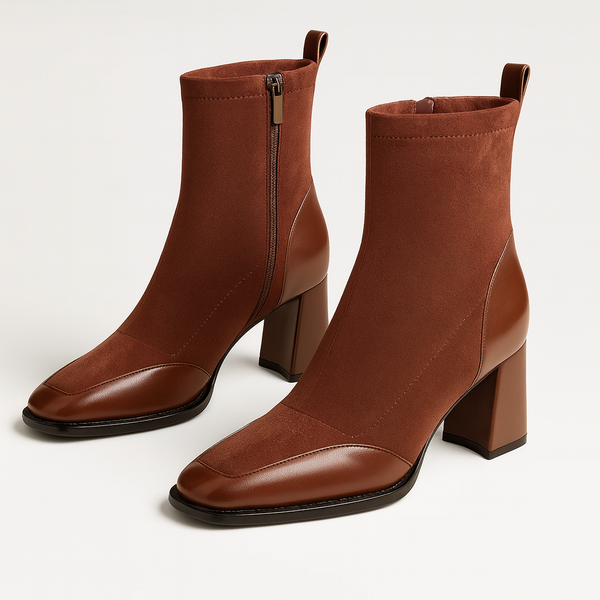 Maison Leather Ankle Boots