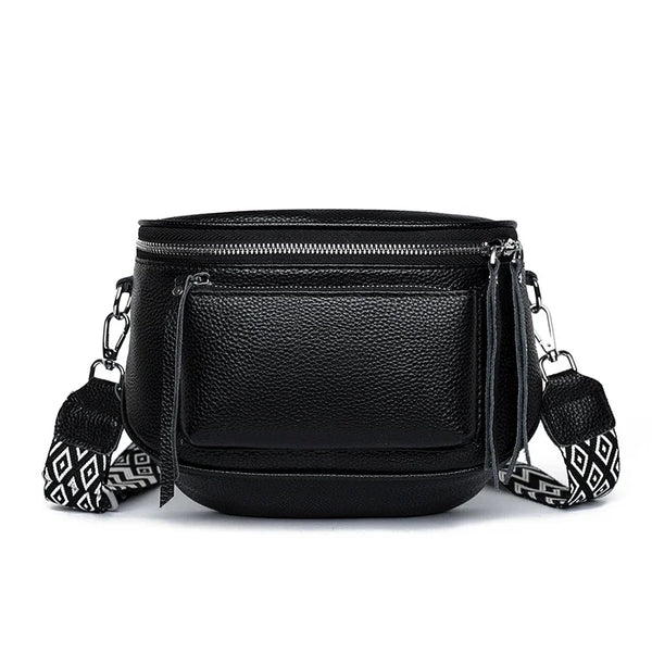 Elsie | Refined Leather Shoulder Bag