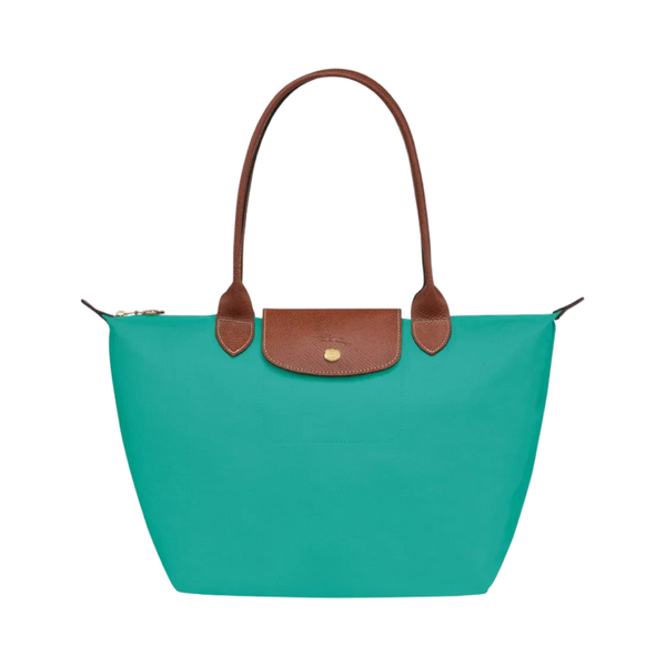 Longchamp - Large Le Pliage Tote, Turquoise