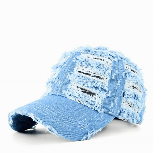 BlueWave Denim Cap