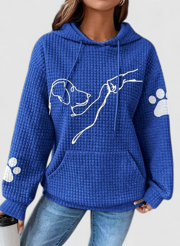 Juana Waffle Knit Hoodie